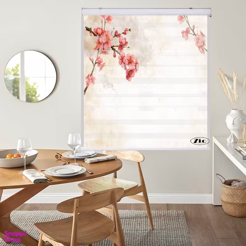 پرده زبرا زیو کد 3D1405 سایز 150x200 سانتی متر