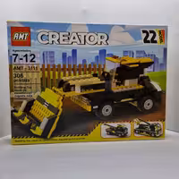 لگو ماشین راه سازی 22 مدل 306 قطعه برند ایرانی مناسب سن 7 تا 12 سال  