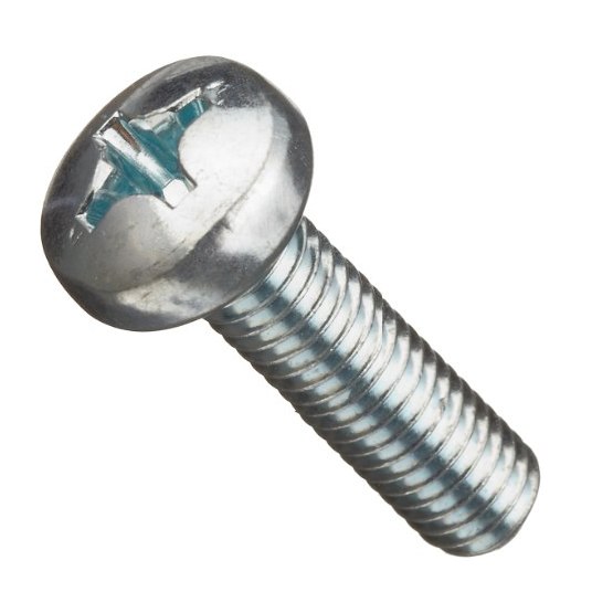 پیچ استوانه M3  سایز  25 میلی متری