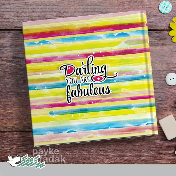 دفتر 160برگ خشتی جلد سخت 