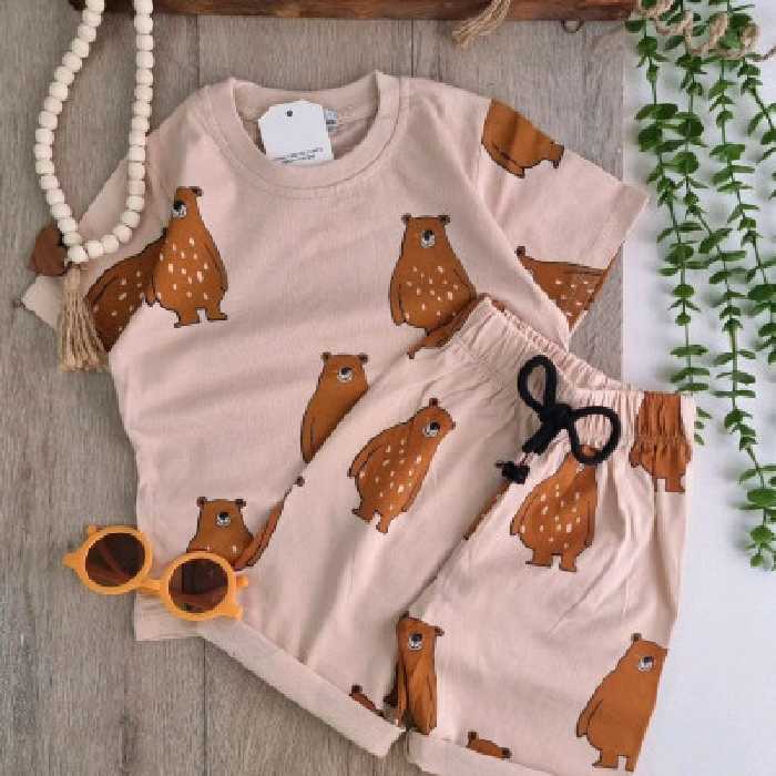 تیشرت شلوارک خرسی اسپرت