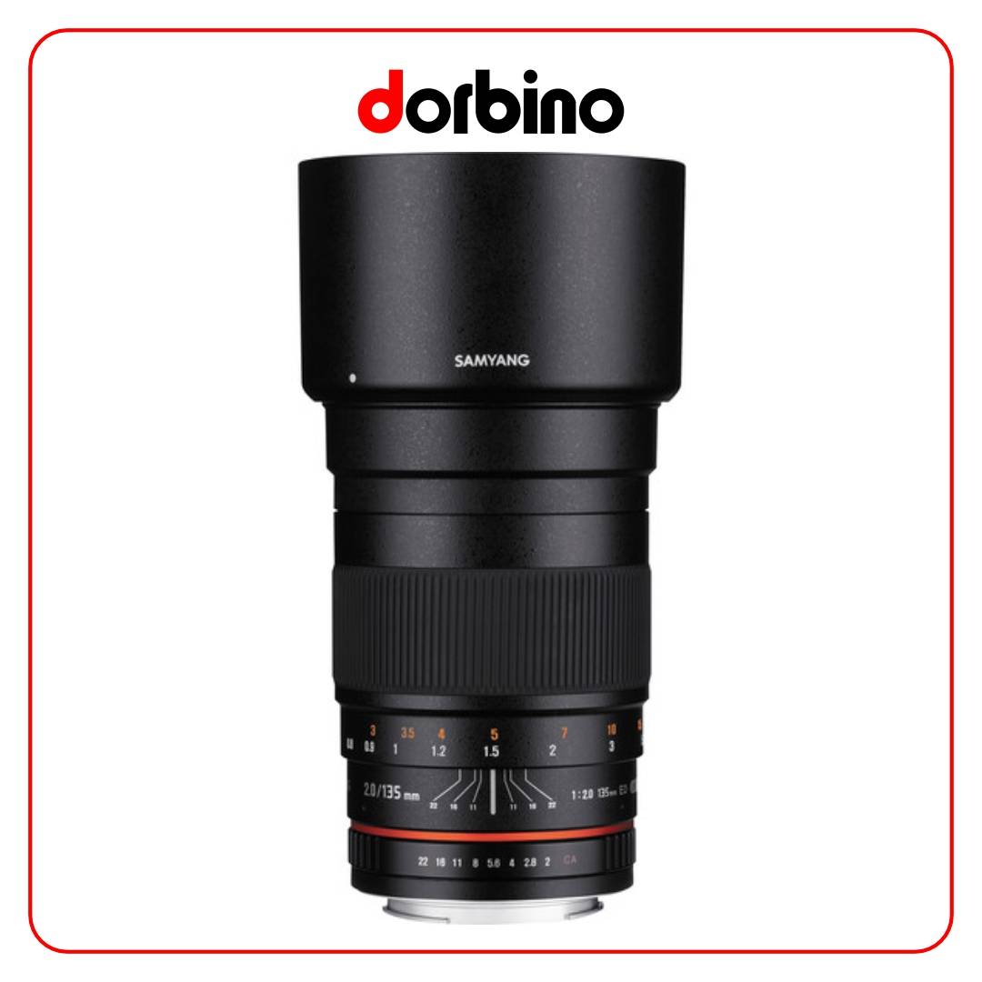 لنز سامیانگ Samyang 135mm f/2.0 ED UMC Lens for Nikon F Mount with AE Chip - فروشگاه دوربین دوربینو