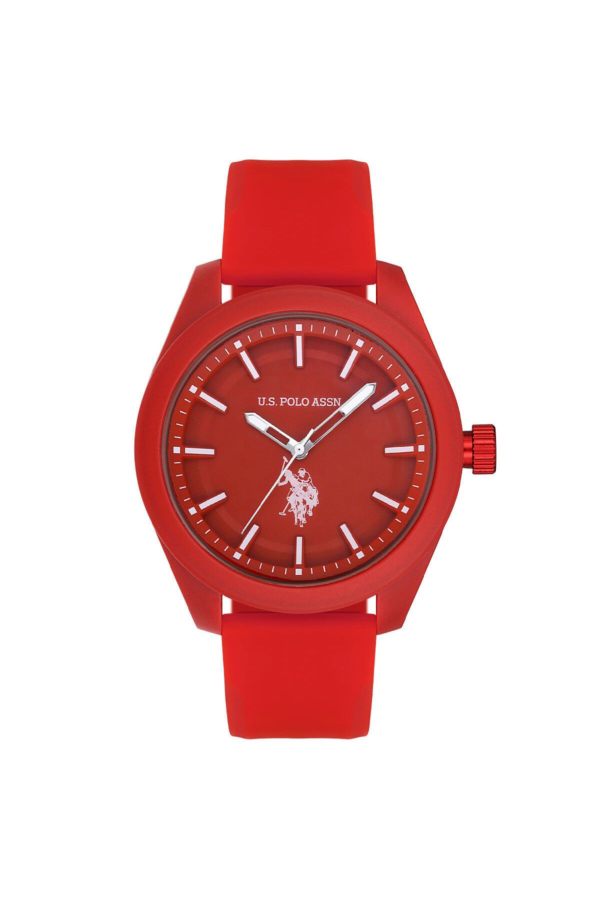 ساعت قرمز مردانه USPA1022 05 مچی اورجینال US Polo Assn