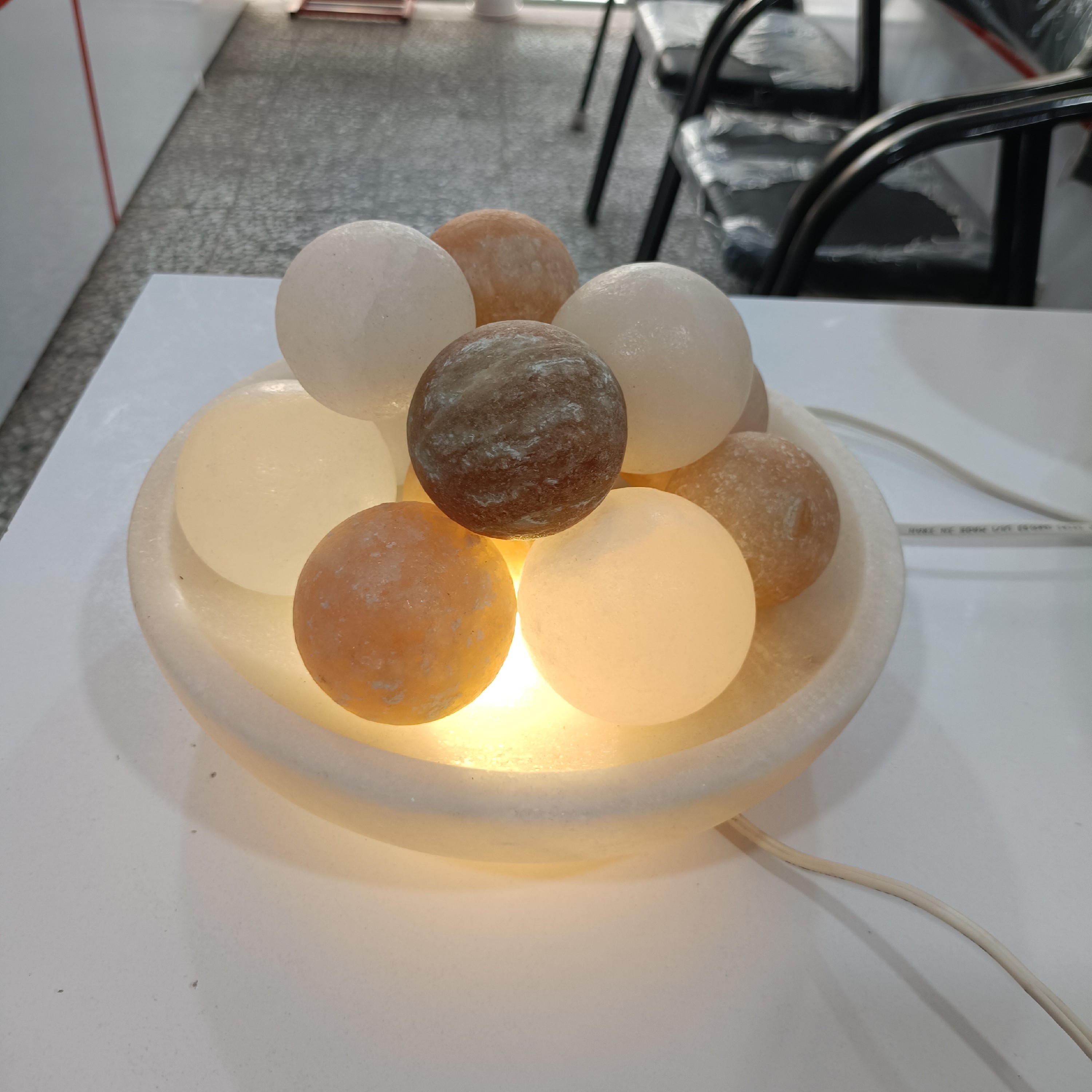 گوی های نمکی بدون پایه 