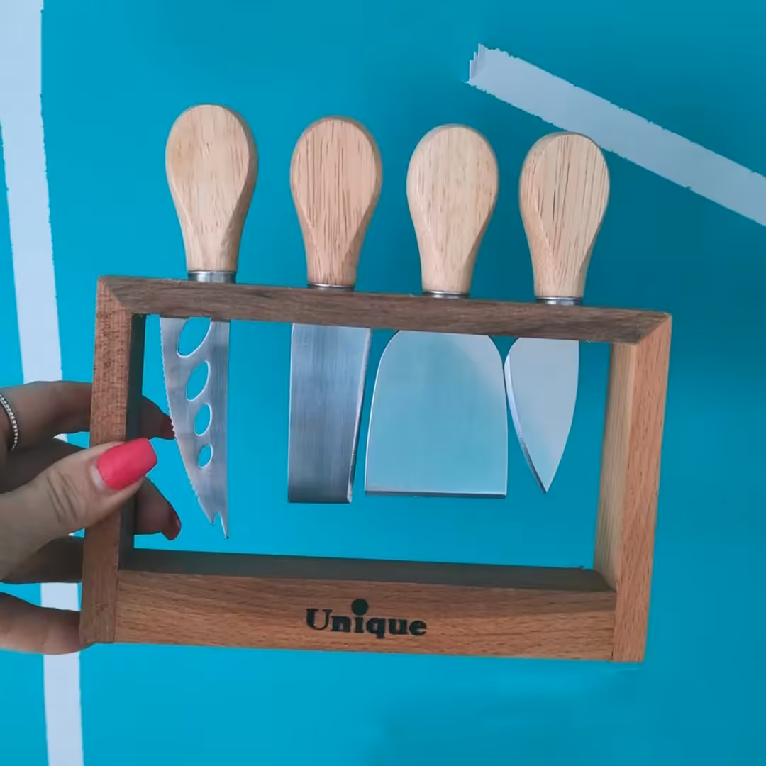 ست کارد صبحانه با استند 