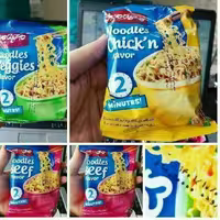 نودلیت مهنام با طمع مرغ گوشت سبزیجات