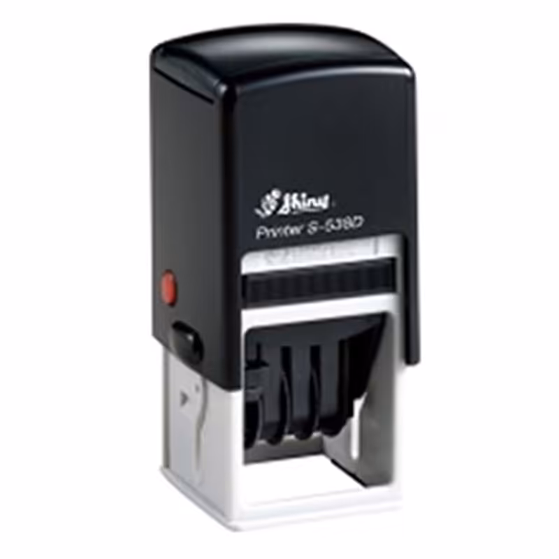 خرید دستگاه مهر شاینی تاریخ دار مدل S-538-D سایز 38 × 38