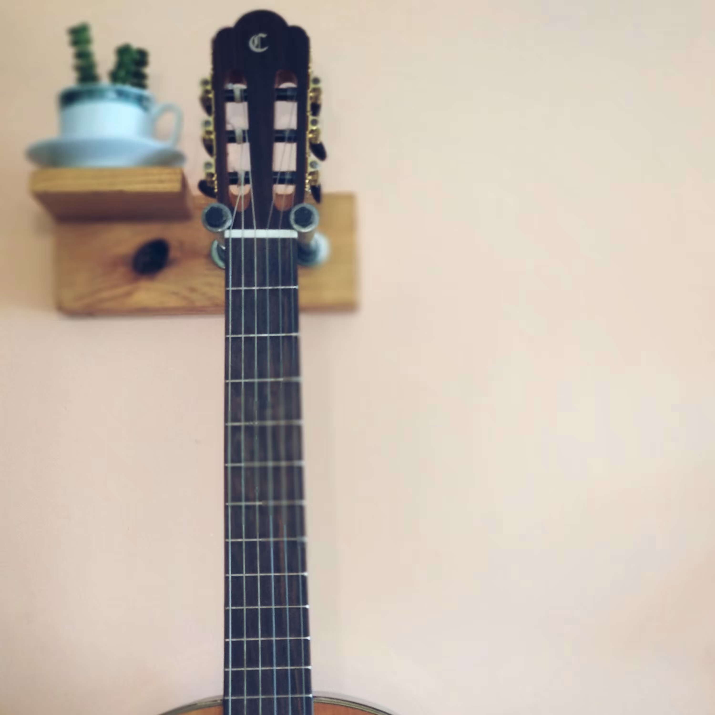 پایه گیتار دیواری  چوب روسی