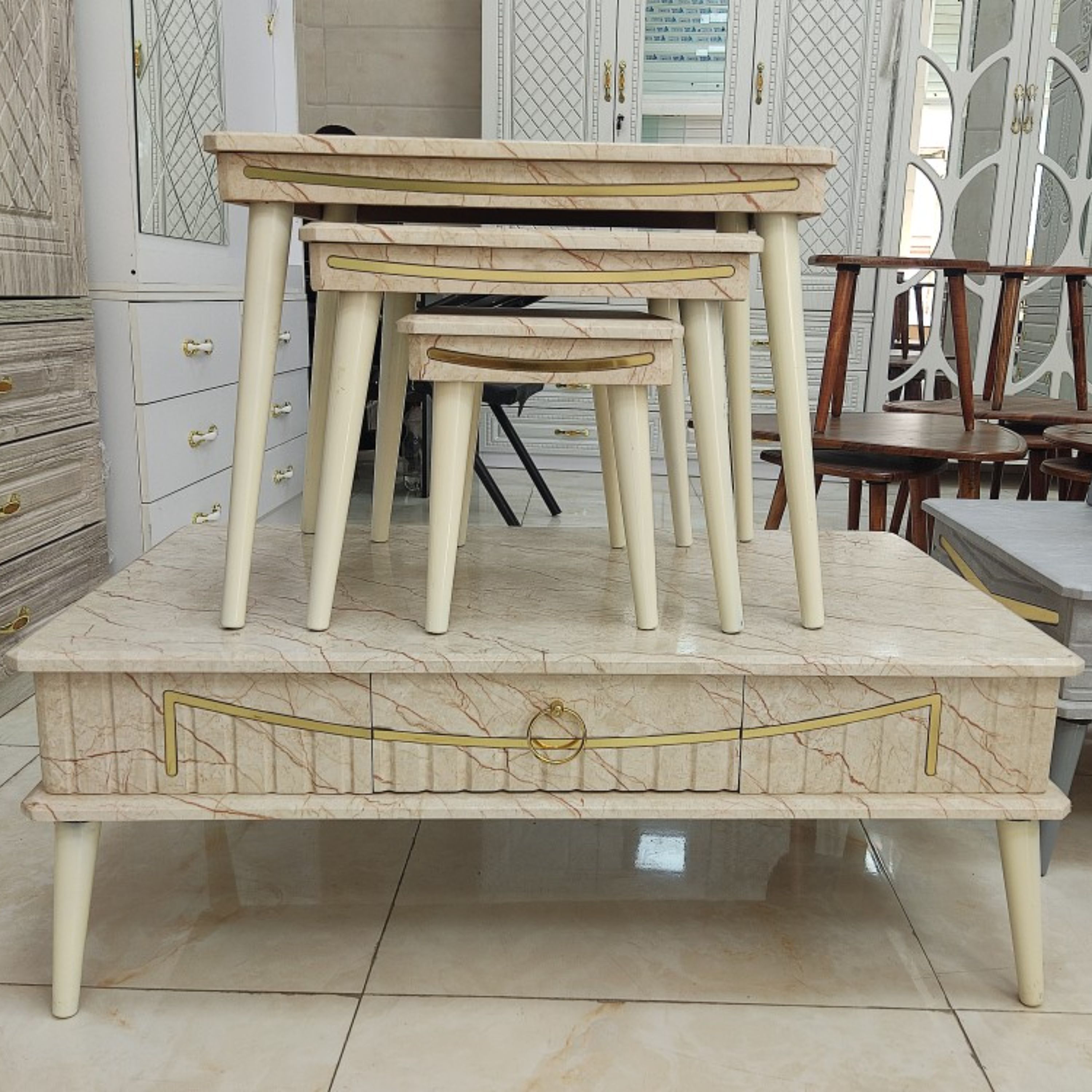 میز عسلی جلو مبلی