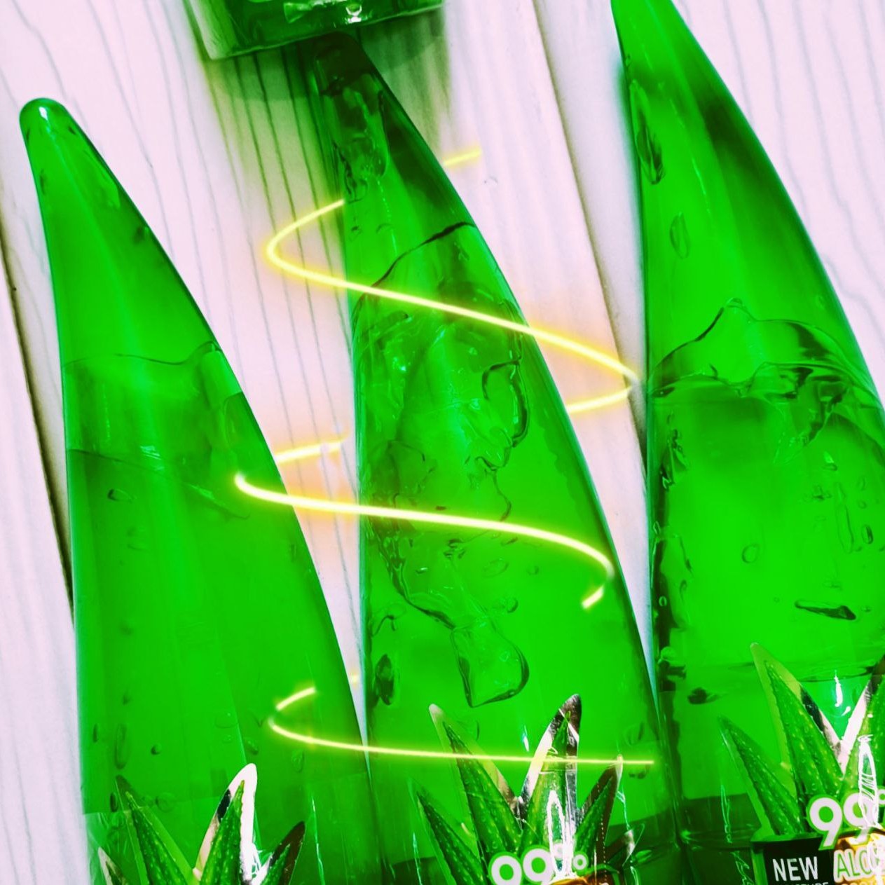 ژل شاخکی آلوئه ورا   99 درصد 260 گرم 