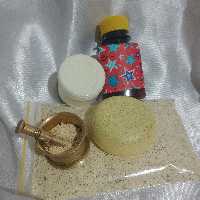 پک زنجبیل رفع فرورفتگی جای جوش گیاهی (صابون ،ماسک ،تونر و کرم )