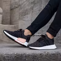 کفش کتانی بندی زنانه آدیداس ان ام دی