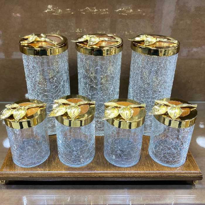 7 پارچه پاسماوری ترک دار زیر چوب