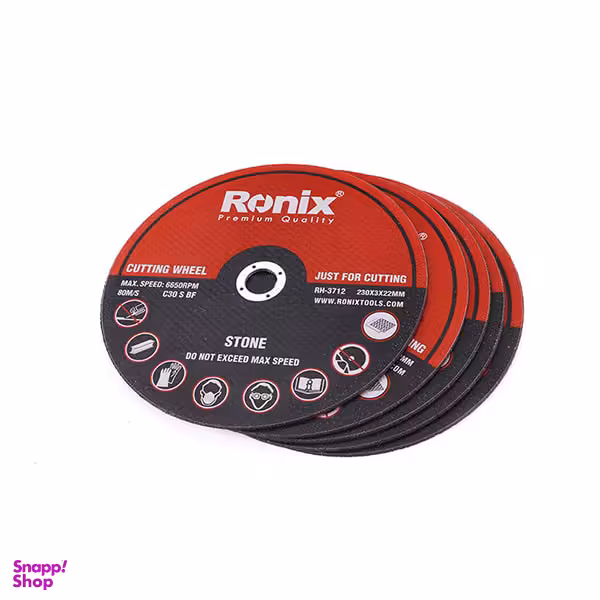 صفحه سنگ بر رونیکس (Ronix) مدل RH-3712 سایز 230x3 میلی متر