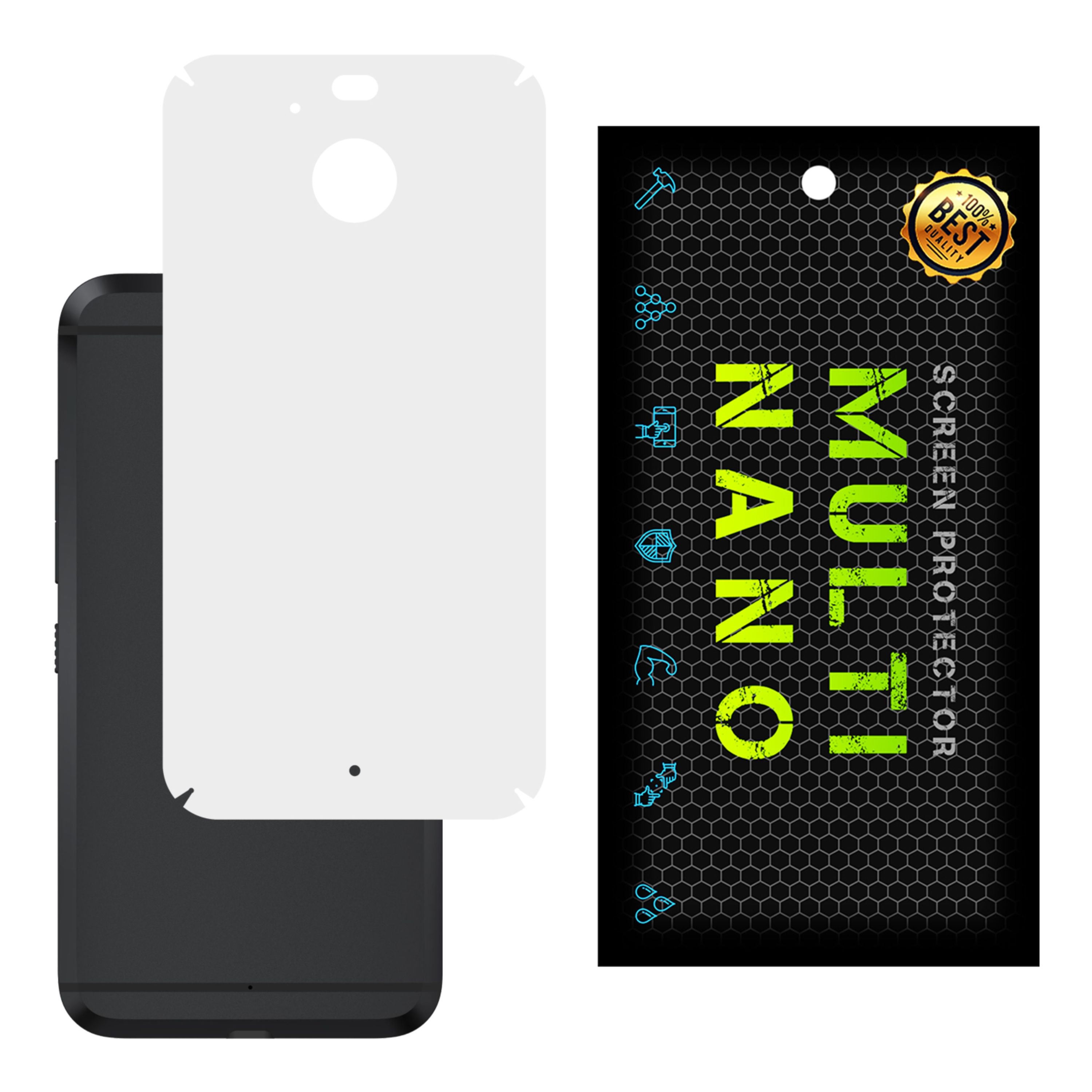 برچسب پوششی MultiNano مدل X-F1M-White برای پشت موبایل  اچ تی سی 10 Evo