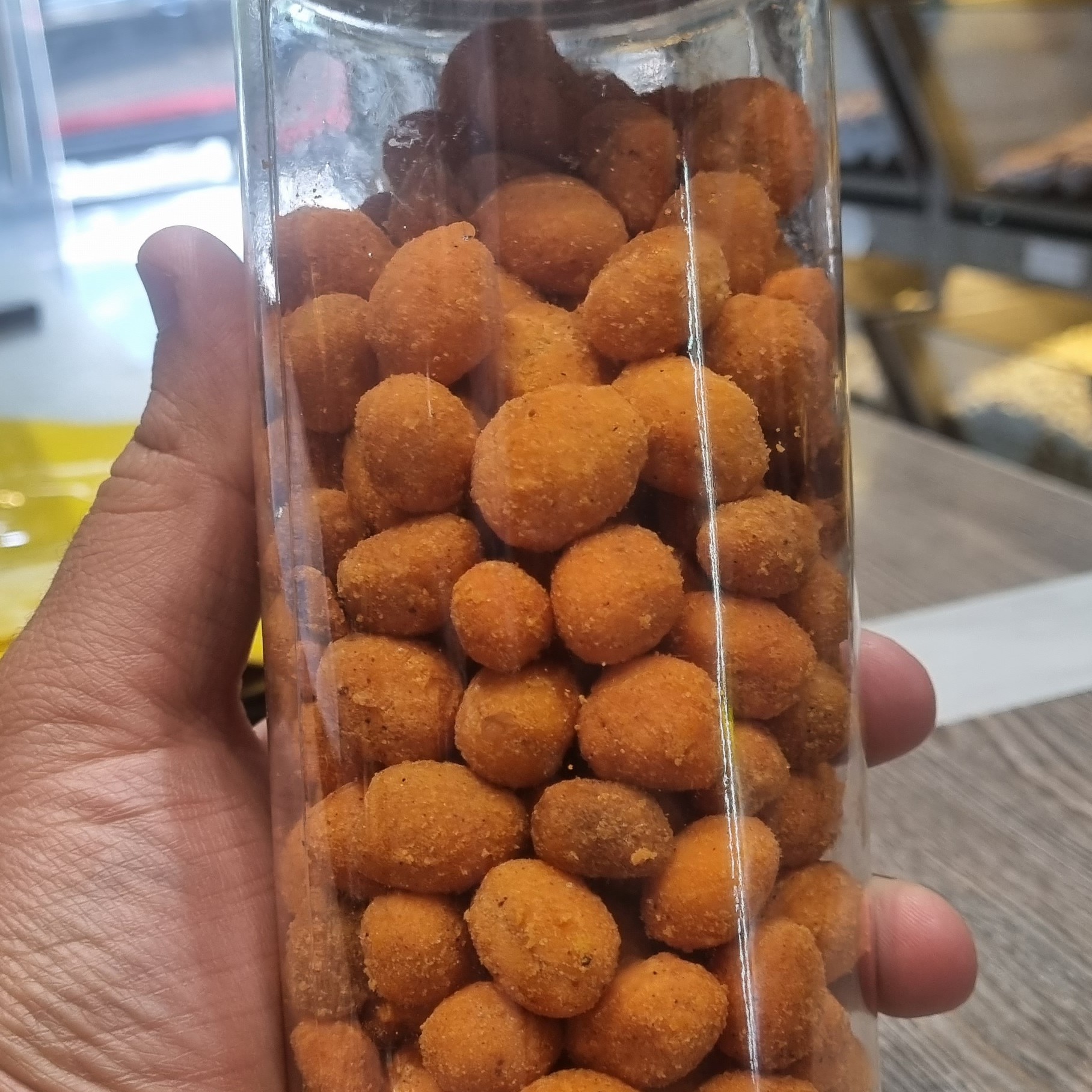 بادام زمینی روکش دار باربیکیو 250گرم 