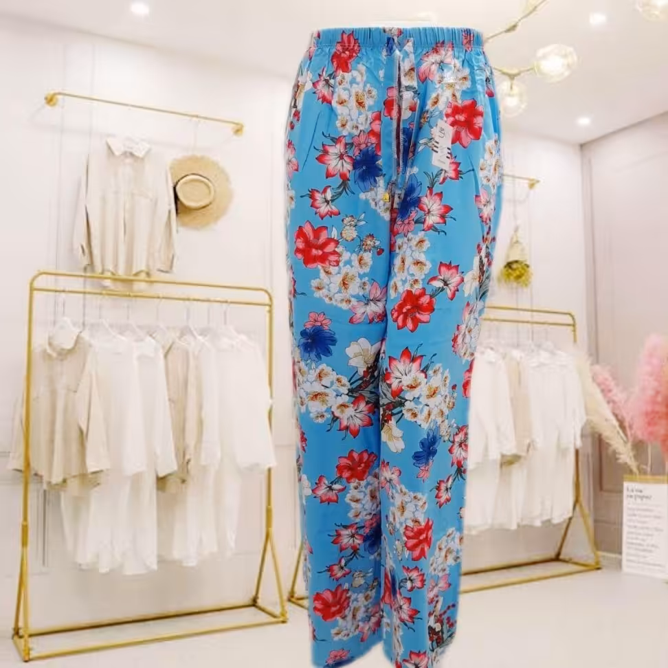 شلوار نخی خارجی زنانه