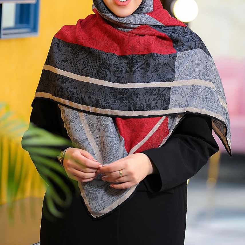 روسری نخی حصیری جنس درجه 1