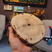 اسلاید چوب 20سانتی اسلایس چوب طبیعی برش چوب طبیعی چوب برش خورده تنه درخت چوب گردو طبیعی برش چوب گرد تخته سرو ارزان