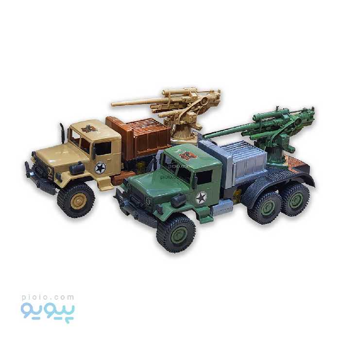 اسباب بازی کامیون جنگی کاماز سانی تک و عمده