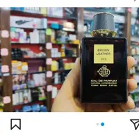ادکلن برون لیذر اصل بوی تلخ و تند کیفیت بو فوق العاده