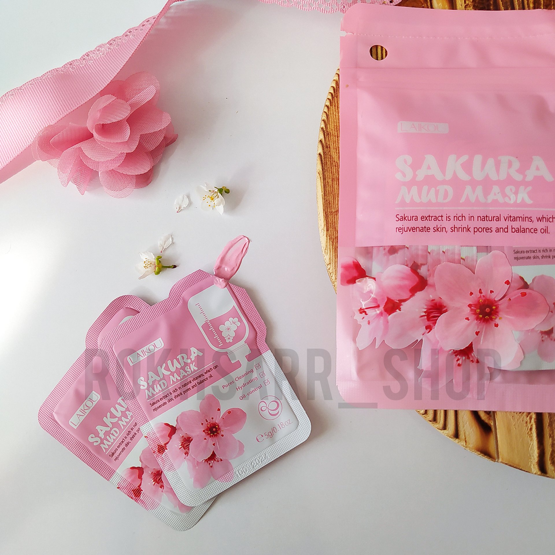 ماسک گچی (گلی) ساشه ای ساکورا(شکوفه گیلاس) لایکو 