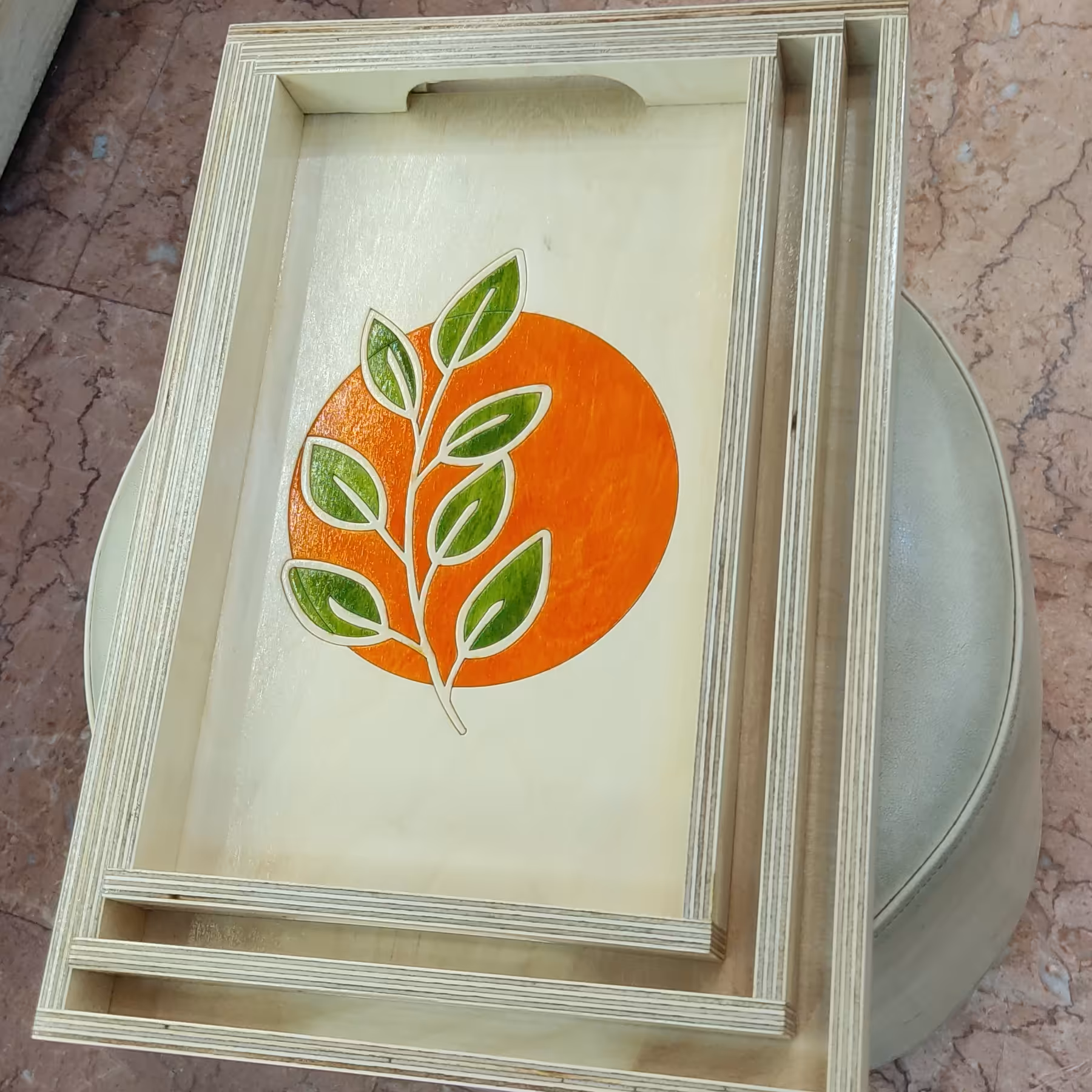 سینی چوبی پلای وود کد 25