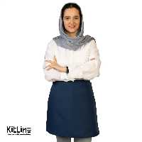 نیم پیشبند ملانژ سرمه ای پوشاکو