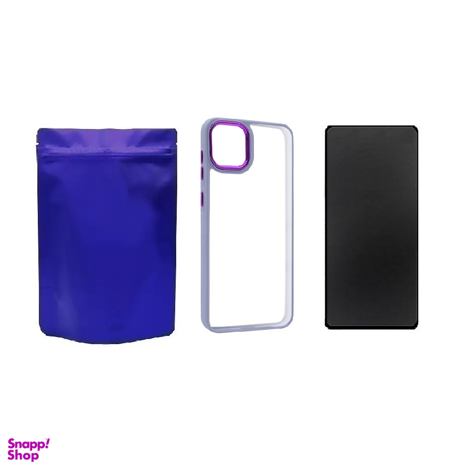 کاور موبایل مدل New Skin کد M-B مناسب سامسونگ Galaxy A05 به همراه محافظ صفحه نمایش Privacy