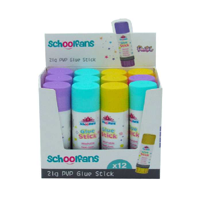 چسب ماتیکی اسکول فنس  21گرمی بسته(12عددی)