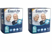 پک 2 تایی پوشینه ایزی لایف سایز L ( 14 عددی ) ( پوشک بزرگسالان )