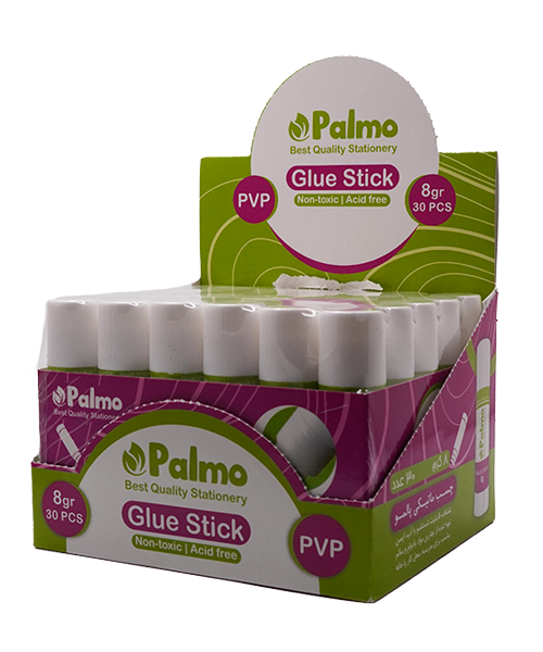 چسب ماتیکی  پالمو 8 گرم  بسته(30 عددی)
