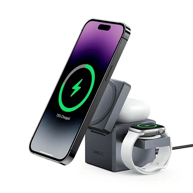 شارژر مکعبی 3 کاره انکر Anker 3-in-1 مدل y1811HA1