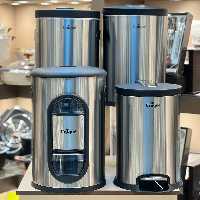 سطل زباله استیل سطل برنج استیل یونیک شرکتی  هزینه ارسال رایگان 