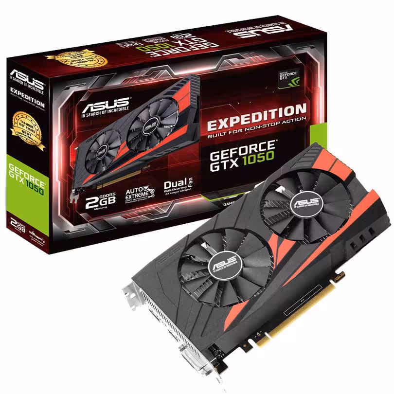 کارت گرافیک ایسوس مدل اکسپدیشن جی تی ایکس 1050 با ظرفیت 2 گیگابایت