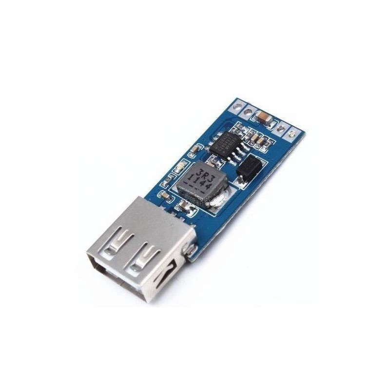 ماژول رگولاتور DC به DC کاهنده 5 ولت 3 آمپر MP1584EN با پورت USBفست شارژ

