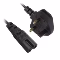 کابل برق دو پین فیوزدار سه شاخه کیفیت عالی