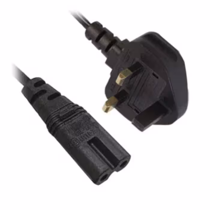 کابل برق دو پین فیوزدار سه شاخه کیفیت عالی