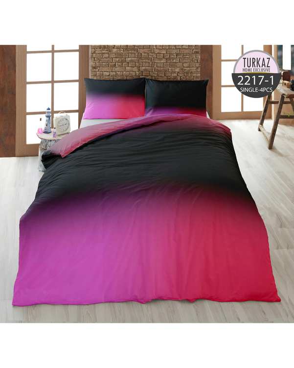 سرویس لحاف روتختی تک نفره 5 تکه میکرو تنسل گیاهی TURKAZ مدل 1-2217