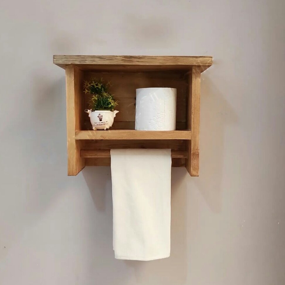 باکس و استند دستمال و حوله. دیواری چوبی چوب روس پوشش سیلر کیلر