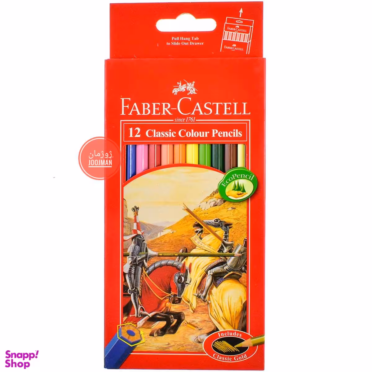 مداد رنگی 12 رنگ فابرکاستل (Faber-Castell) مدل کلاسیک کد 1174