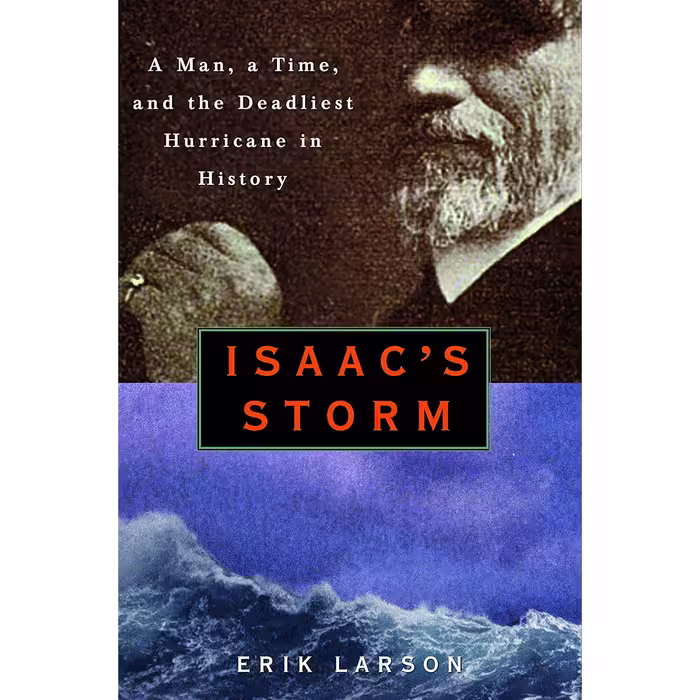 کتاب زبان اصلی Isaacs Storm  A Man a Time and the Deadliest Hurricane in History