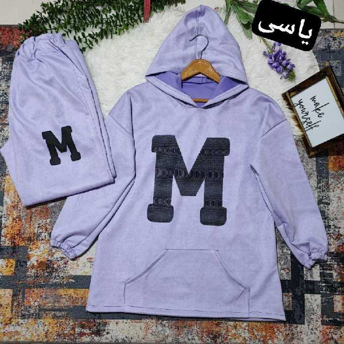 هودی شلوار ست جنس سوییت تک رنگ از سایز 38تا 46 