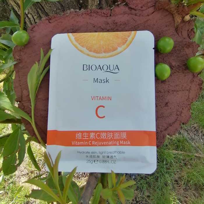 ماسک ورقه ای صورت ویتامین سی بیوآکوا 