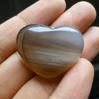 نگین سلیمانی تراش قلب دامله دو طرفه