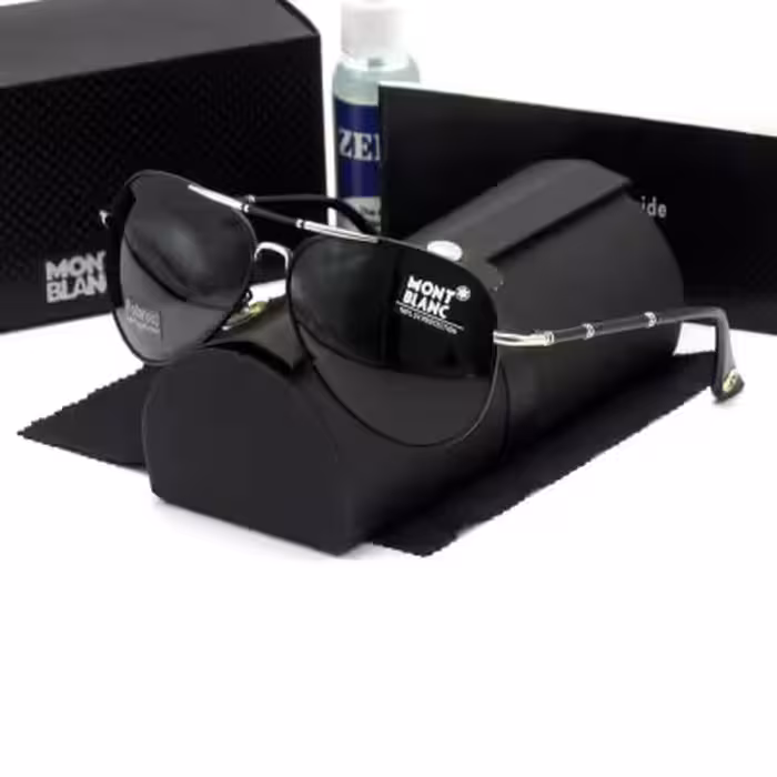عینک آفتابی خلبانی خاص مردانه خلبانی Mont blanc مون‌ بلان