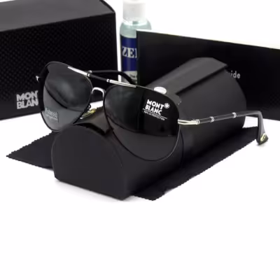 عینک آفتابی خلبانی خاص مردانه خلبانی Mont blanc مون‌ بلان