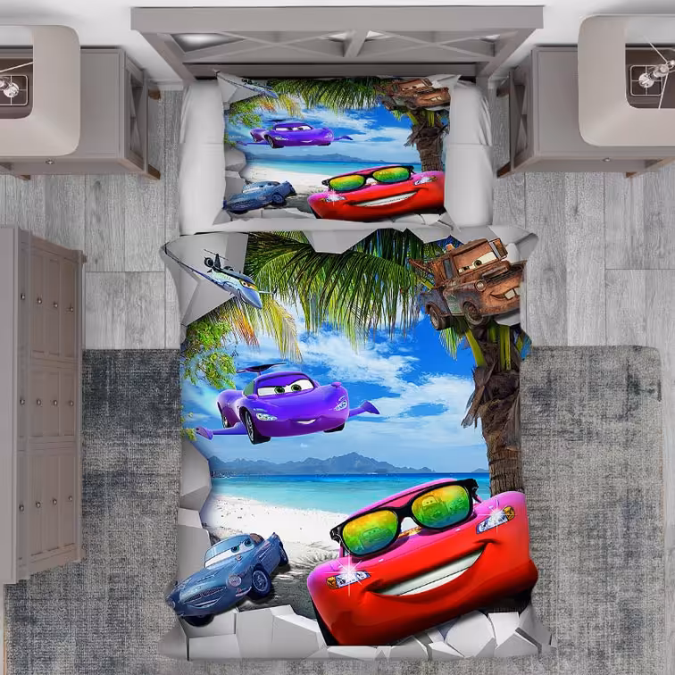 روتختی پسرانه سه بعدی ماشین مک کوئین BA-2011