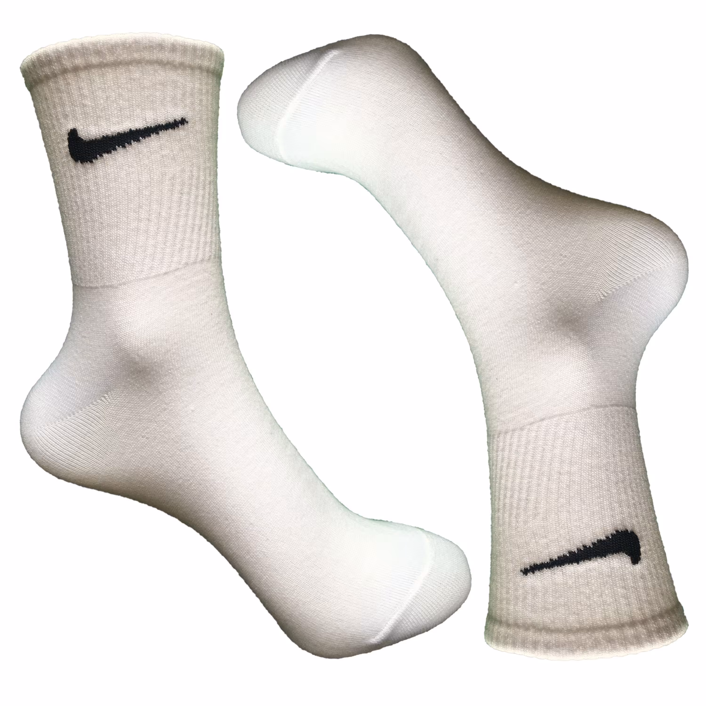 جوراب نیمساق کش انگلیسی نایک سایز 35 تا 41 رنگ سفید