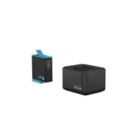 باتری و شارژر دوتایی اصلی گوپرو 9 و 10GoPro HERO9 Black Dual Battery Charger   Spare Battery